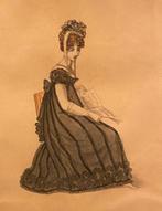 Evening dress 1819 by Bell, 52 St.-James n119 Robe de soir, Antiquités & Art, Enlèvement