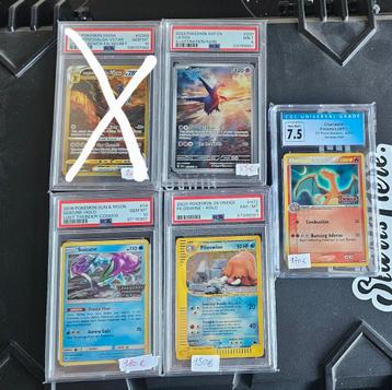 Pokemon psa slabs te koop. beschikbaar voor biedingen