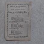 Oud bidprentje Turnhout 1894, Verzamelen, Ophalen of Verzenden