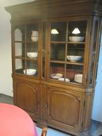 Antique vaisselier vitrine ; armoire de living, Maison & Meubles, 25 à 50 cm, 150 à 200 cm, Enlèvement, Utilisé