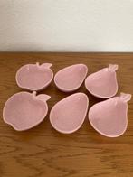 6 dessert-/ijsschaaltjes, Huis en Inrichting, Keuken | Servies, Ophalen of Verzenden, Zo goed als nieuw, Keramiek, Schaal of Schalen