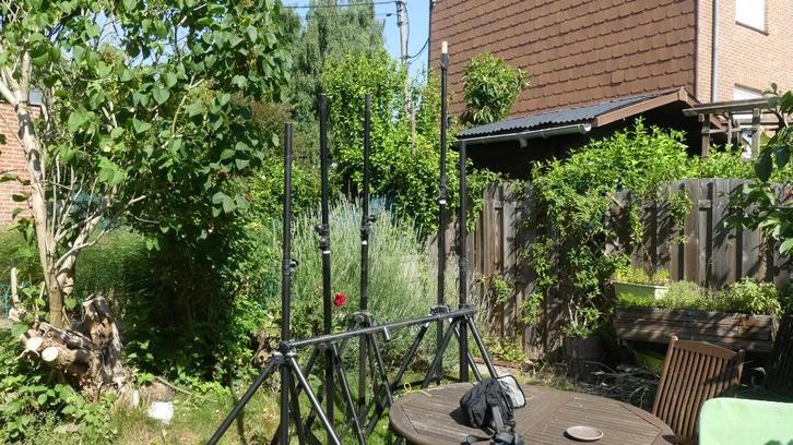 Lot de 3 pieds pour projecteurs, Muziek en Instrumenten, Licht en Laser, Gebruikt, Overige typen, Ophalen
