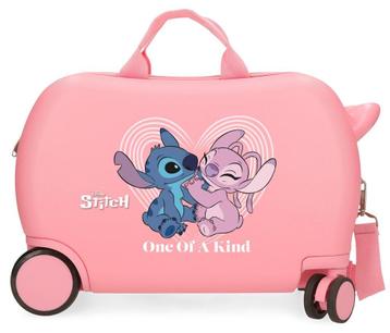 ABS Stitch en Angel Ride-On Kinderkoffer - Gratis Verzending