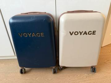 2 handbagage koffers - cabin size + tas beschikbaar voor biedingen