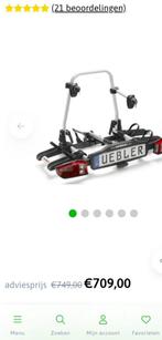 Fietsendrager Uebler X21-S NIEUWSTAAT, Auto diversen, Fietsendragers, Ophalen, Zo goed als nieuw, 2 fietsen, Trekhaakdrager