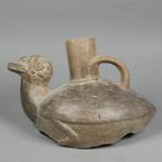 Pre-Columbian Duck/Goose Effigy Stirrup Vessel   Q-145, Verzenden