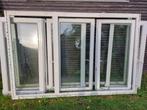 Ramen + voorzet rolluiken, Doe-het-zelf en Bouw, Ophalen, Gevelraam of Ruit, Gebruikt, 120 tot 160 cm