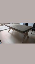 Eettafel uit steigerhout met X-poten, Ophalen, Gebruikt