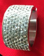 Barclays ring 'Black', Bijoux, Sacs & Beauté, Bagues, Neuf, Enlèvement ou Envoi, Fer ou Acier, Femme