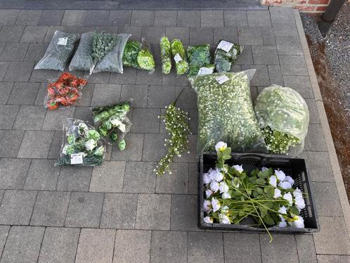 Assortiment kunstbloemen/planten, Huis en Inrichting, Woonaccessoires | Kunstplanten en Kunstbloemen, Zo goed als nieuw, Ophalen