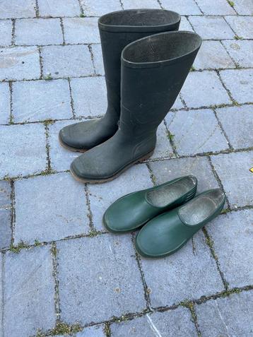 bottes de jardin - hautes et courtes - Taille 42 beschikbaar voor biedingen