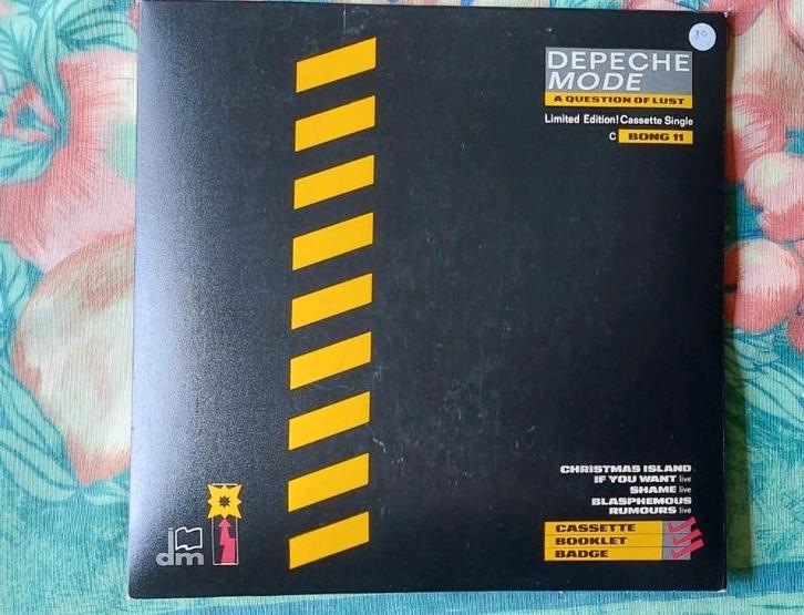 NIEUW tapeset van Depeche Mode. A question of Lust, Cd's en Dvd's, Cassettebandjes, Nieuw in verpakking, Origineel, Pop, 1 bandje