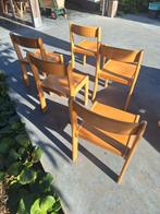 5 vintage houten kinderstoelen, Huis en Inrichting, Ophalen