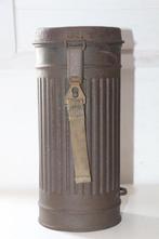 Duitse gasmaskerbehuizing WW2, Verzamelen, Militaria | Tweede Wereldoorlog, Verzenden, Landmacht, Kleding of Schoenen