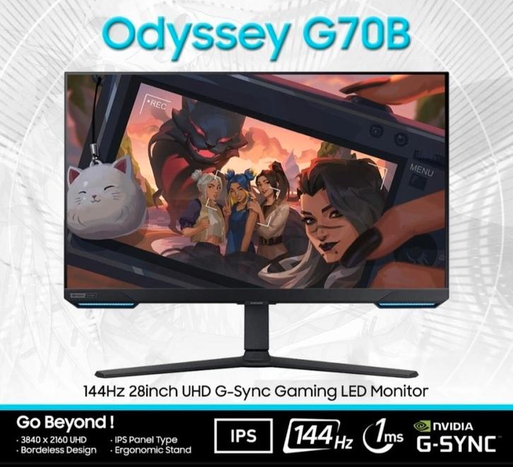 Samsung 28 inch 4K UHD gaming monitor, Computers en Software, Monitoren, Zo goed als nieuw, 101 t/m 150 Hz, DisplayPort, HDMI