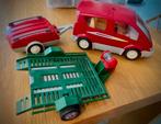 Playmobil: camionnette et remorques, Ophalen of Verzenden, Zo goed als nieuw