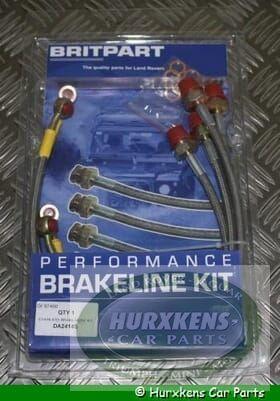 Rvs remslangen Voor Land Rover Discovery 2, Auto-onderdelen, Remmen en Aandrijving, Land Rover, Nieuw, Ophalen of Verzenden