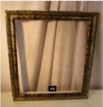 Beau cadre photo ancien en bois - 47 x 42/40 x 35, Enlèvement ou Envoi, Comme neuf