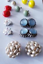 Lot antieke clipsoorbellen, Handtassen en Accessoires, Antieke sieraden, Verzenden, Oorbellen