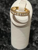 Ring goud alliance 18kr ,met brijante diamanten, Handtassen en Accessoires, Ringen, Ophalen of Verzenden, Goud, Goud