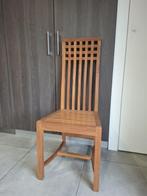 6 stoelen in teak, Huis en Inrichting, Stoelen, Ophalen, Gebruikt, Hout