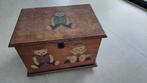 Houten opbergkist met beren, Ophalen