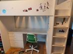 2x Hoogslaper met bureau, bureaustoel en kasten. Tweeling, Kinderen en Baby's, Ophalen, Gebruikt, Hoogslaper