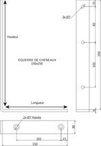 Equerres de chéneau Bourgeois, Bricolage & Construction, Enlèvement, Neuf, 100 à 250 mm, Autres types