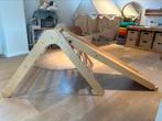 Houten klimrek en glijbaan, Ophalen