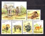 Postzegels themareeksen dieren 3, Ophalen of Verzenden, Gestempeld, Dier of Natuur