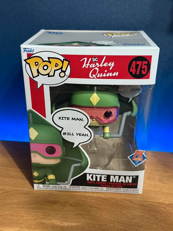 Funko Pop! Premium Harley Quinn - Kite Man #475 (New in Box), Collections, Jouets miniatures, Neuf, Enlèvement ou Envoi