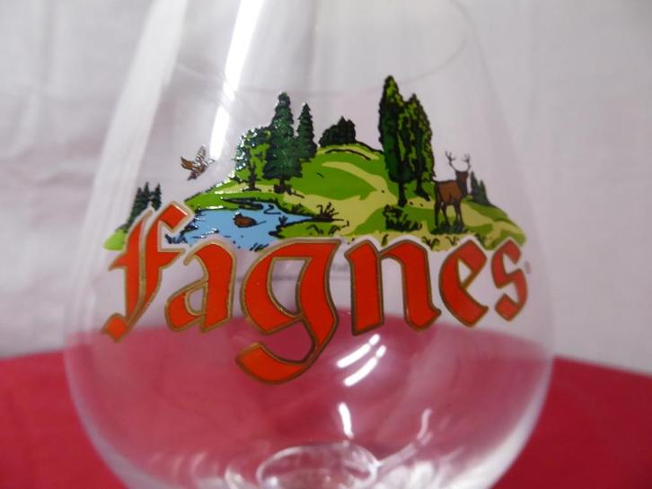 6 verres - Super des Fagnes  -  50 cl, Verzamelen, Biermerken, Nieuw, Glas of Glazen, Overige merken, Ophalen of Verzenden