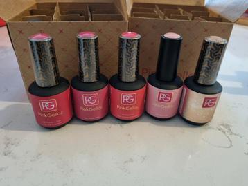 Pink gellac benodigdheden + 11 kleuren, Enlèvement ou Envoi, Utilisé