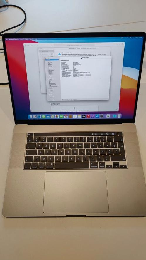 Apple MacBook Pro 2019 16 inch 16gb ram 512gb ssd, Computers en Software, Apple Macbooks, Zo goed als nieuw, 15 inch, 2 tot 3 Ghz
