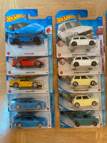 Hotwheels Honda en JDM beschikbaar voor biedingen