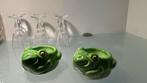 Grenouilles vintage (petits plats) en céramique, Enlèvement, Comme neuf