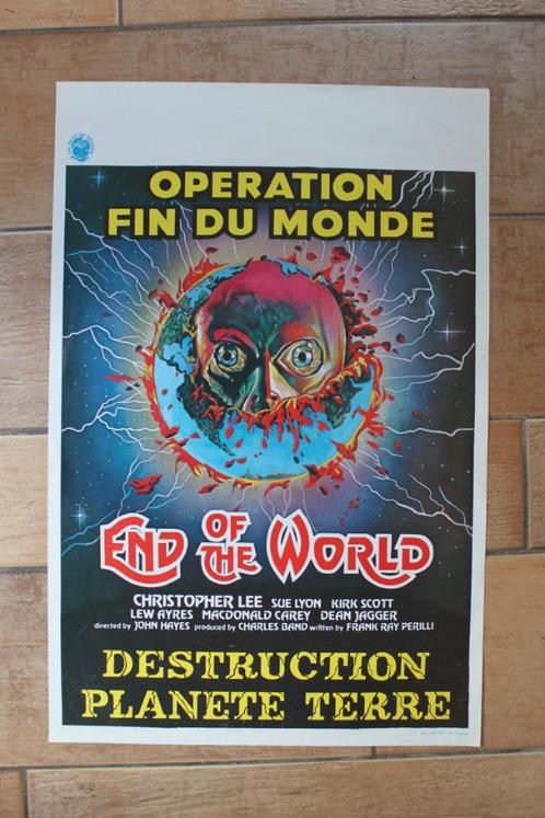 filmaffiche End Of The World 1977 filmposter, Verzamelen, Posters, Zo goed als nieuw, Film en Tv, A1 t/m A3, Rechthoekig Staand