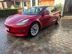 Tesla  model 3 Longe Range, Auto's, Zwart, Leder, Elektrisch, Particulier