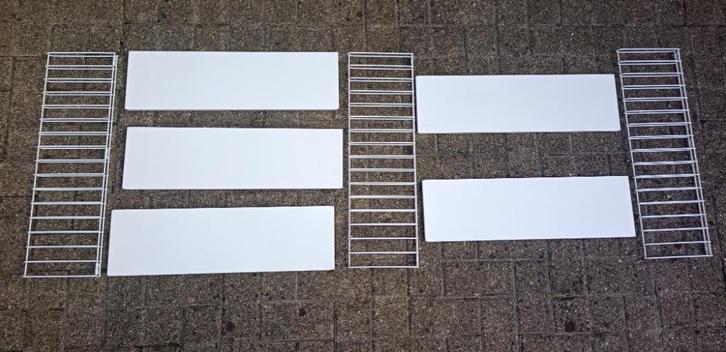 Tomado wandrek wit met uitbreidingsset, Huis en Inrichting, Woonaccessoires | Wandplanken en Boekenplanken, Gebruikt, Ophalen