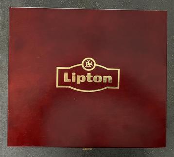 Houten theekist Lipton