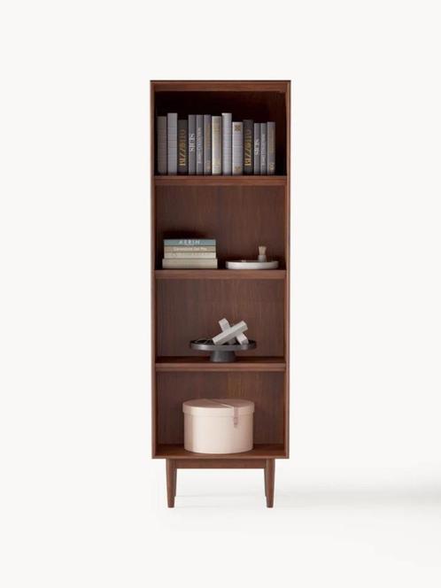 Hoog wandrek van mangohout te koop, Huis en Inrichting, Kasten | Wandmeubels, Nieuw, 150 tot 200 cm, 300 cm of meer, 25 tot 50 cm