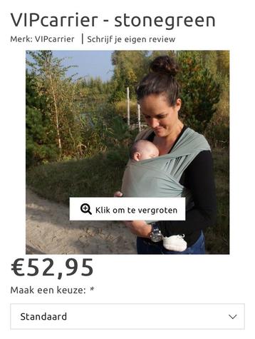 Draagdoek VipCarrier beschikbaar voor biedingen