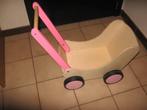 houten poppenwagen Simply for kids, Kinderen en Baby's, Speelgoed | Houten speelgoed, Ophalen, Zo goed als nieuw, Duw- of Trekspeelgoed