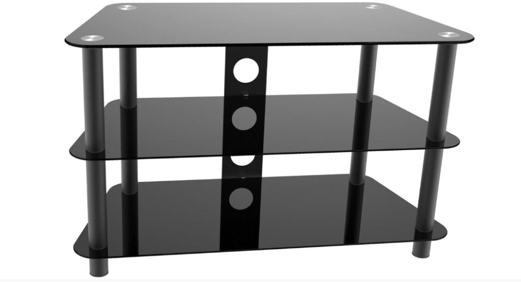 Tv-meubel, Ophalen, Gebruikt, 100 tot 150 cm, Glas