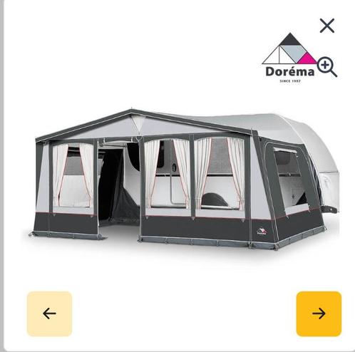 Dorema Milano 240 - Maat 11, Caravans en Kamperen, Voortenten en Luifels, Zo goed als nieuw, Ophalen