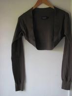 MEXX, kaki bolero / korte vest maat L, Kleding | Dames, Truien en Vesten, Mexx, Ophalen of Verzenden, Maat 42/44 (L), Groen