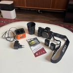 Sony A7iii + Sony FE 50mm 1.8 + extra batterij + Pro Cube 2, Ophalen of Verzenden, Zo goed als nieuw, Sony