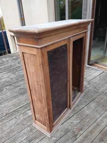 Dessus de meuble en merisier (a restaurer/adapter) beschikbaar voor biedingen