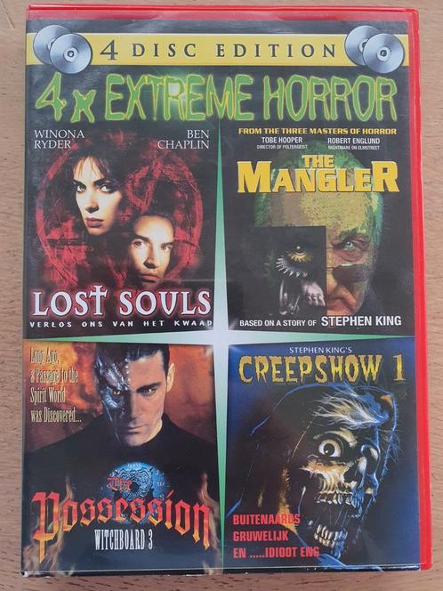 4 x Extreme Horror (4 disc edition), CD & DVD, DVD | Horreur, Utilisé, Slasher, À partir de 16 ans, Enlèvement ou Envoi