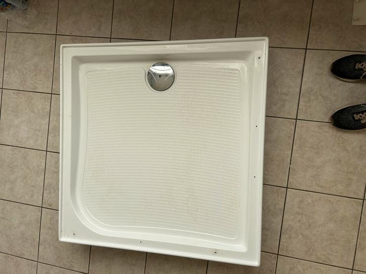 Douchebak 90x90 met gratis douchecabine, Doe-het-zelf en Bouw, Sanitair, Gebruikt, Douche, Ophalen